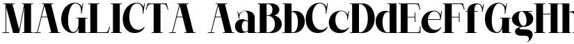 MAGLICTA font