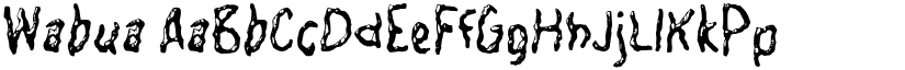 Wabua font