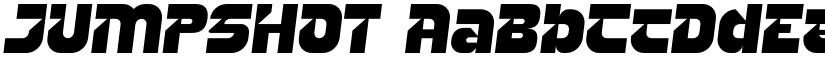 JUMPSHOT font