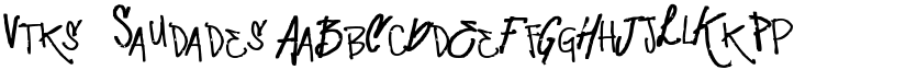 Vtks-Saudades font