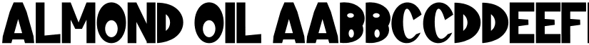 Almond Oil font