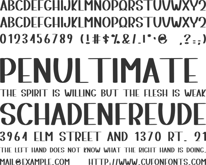 Darling Cowboy font preview