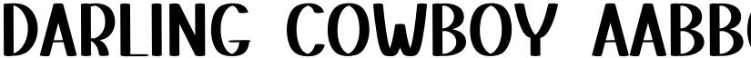 Darling Cowboy font