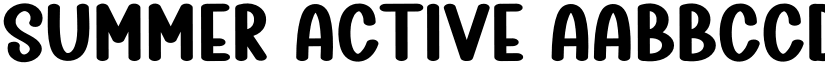 Summer Active font