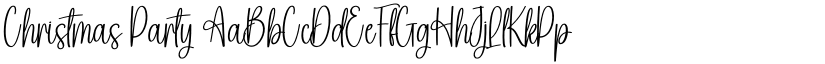 Christmas Party font