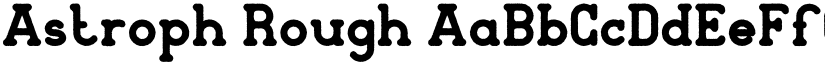 Astroph Rough font