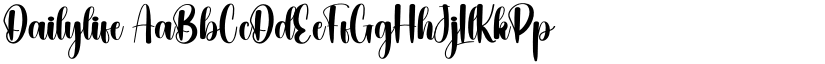 Dailylife font
