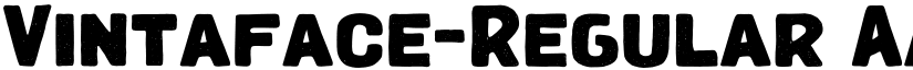 Vintaface-Regular font