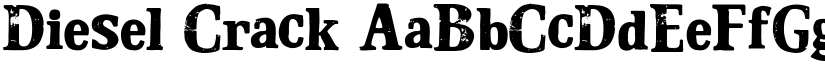 Diesel Crack font