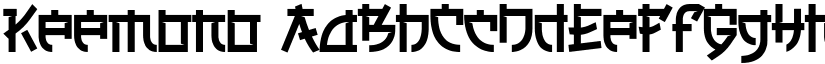Keemono font