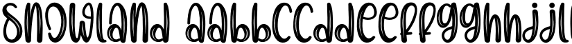 Snowland font