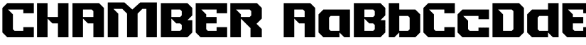 CHAMBER font