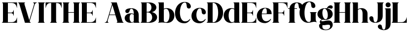 EVITHE font