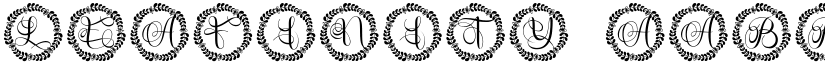 Leafinity font