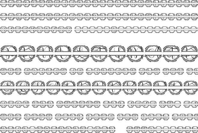 Leafinity Split font preview