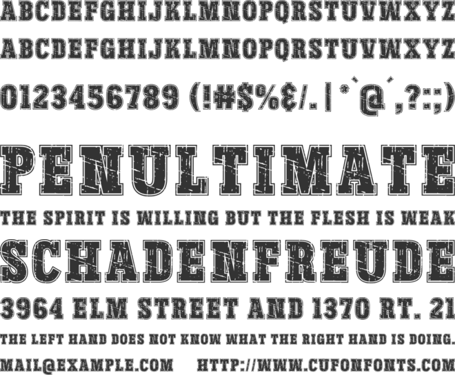 Vintage Holidays font preview