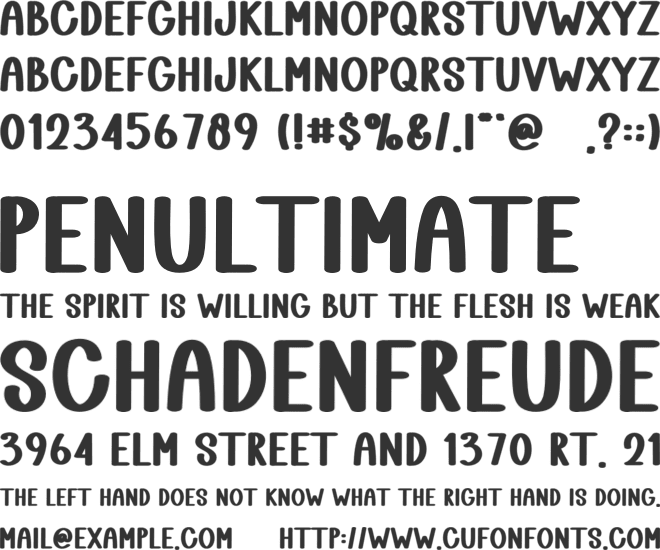 Western People font preview
