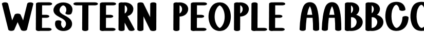 Western People font