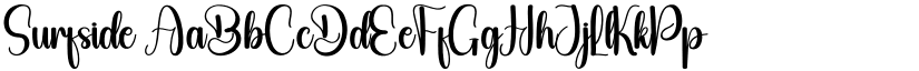 Surfside font