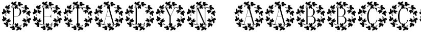 Petalyn font