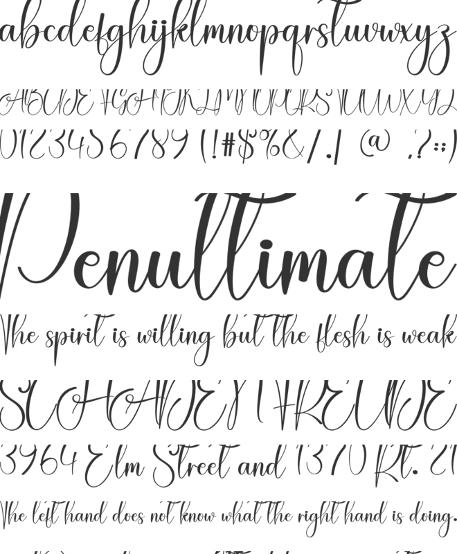 Groovy Santa font preview