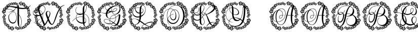 Twiglory font