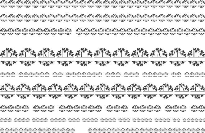 Petalyn Split font preview