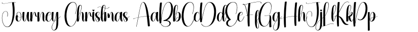 Journey Christmas font