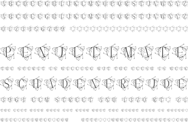 Verdaleaf font preview