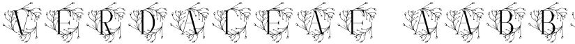 Verdaleaf font