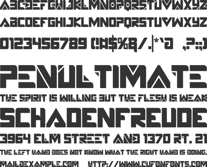 Overmars font preview