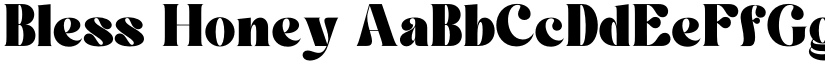 Bless Honey font