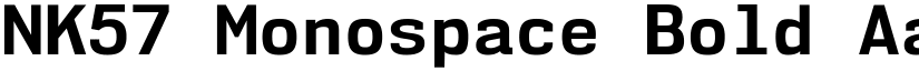 NK57 Monospace Bold font
