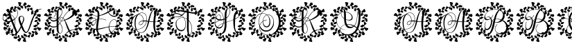 Wreathory font