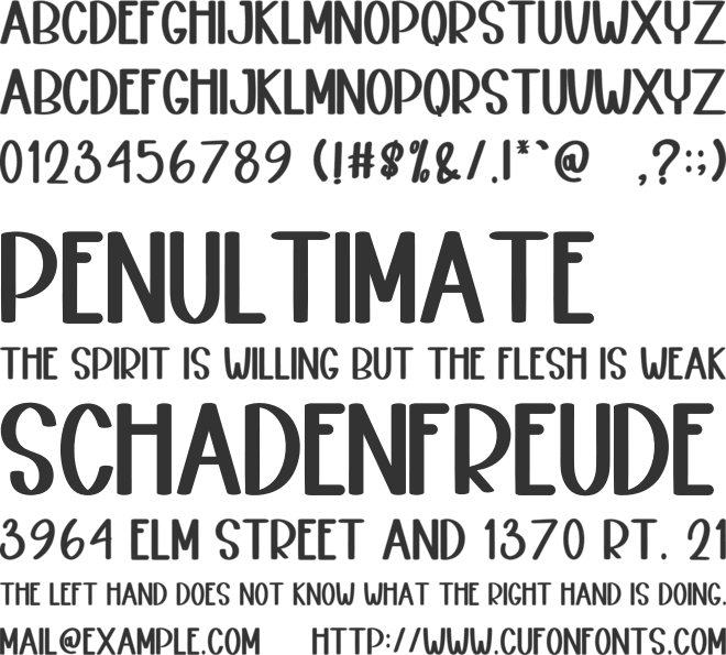 Santa Wonderful font preview