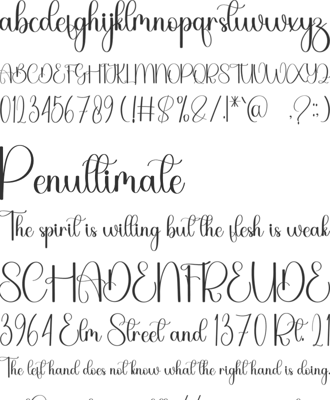 Baby Angry font preview