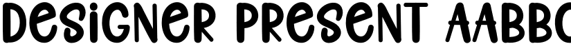 Designer Present font