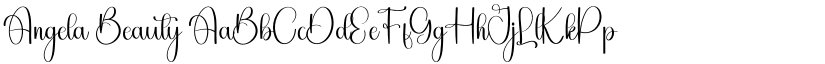 Angela Beauty font
