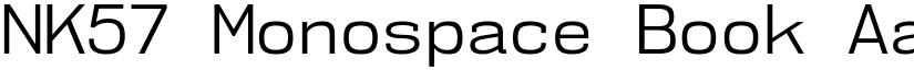 NK57 Monospace Book font