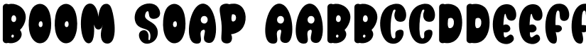 Boom Soap font