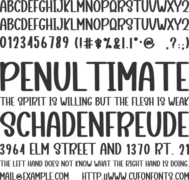 Simple Twinkel font preview