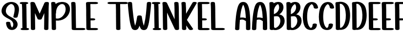 Simple Twinkel font