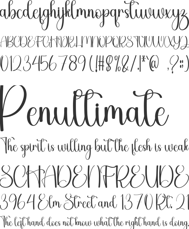 Baby Anything font preview