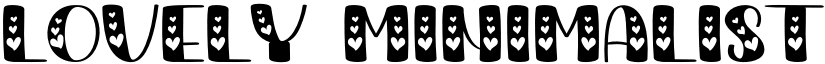 Lovely Minimalist font
