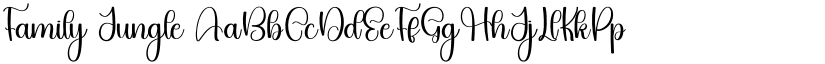 Family Jungle font