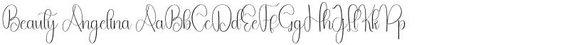 Beauty Angelina font