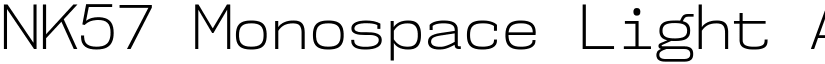 NK57 Monospace Light font