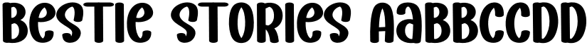 Bestie Stories font