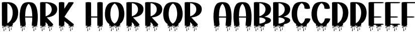 Dark Horror font