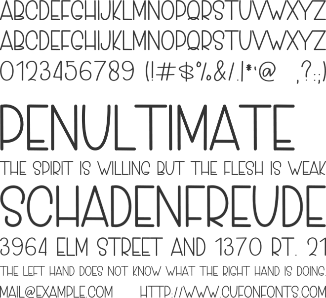 Magical Banana font preview